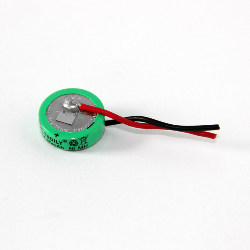 Ni-MH80mAh 1.2V Rechargeable Battery With Wires
