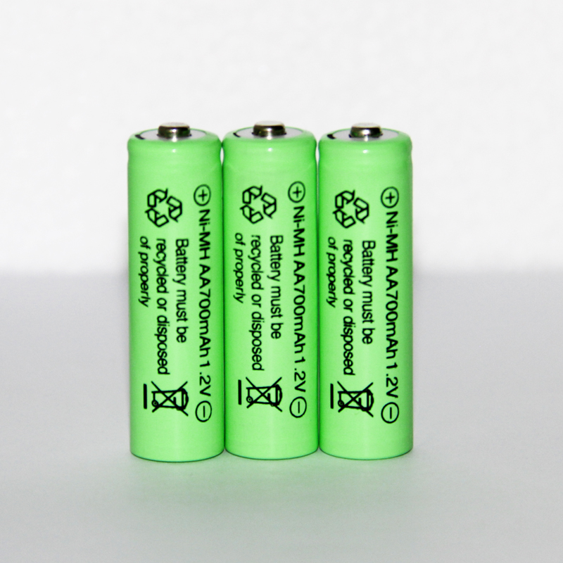 Ni-MHAA700mAh 1.2V J Rechargeable Battery